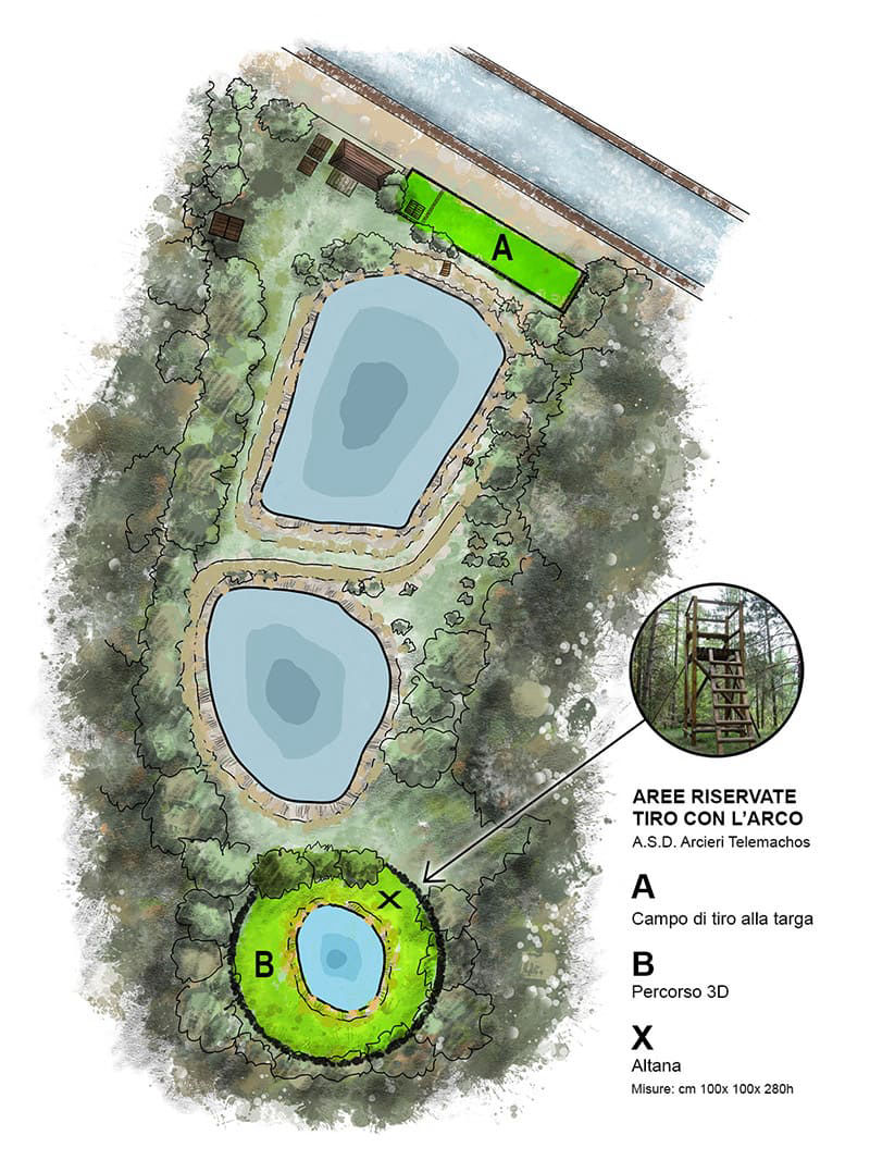 Pianta Laghetto Airone